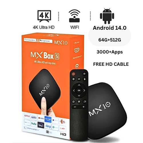 4K High Quality MX Box S Android Smart Tv Box - Must Grab
